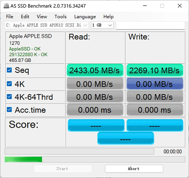 AS SSD Benchmark中文版