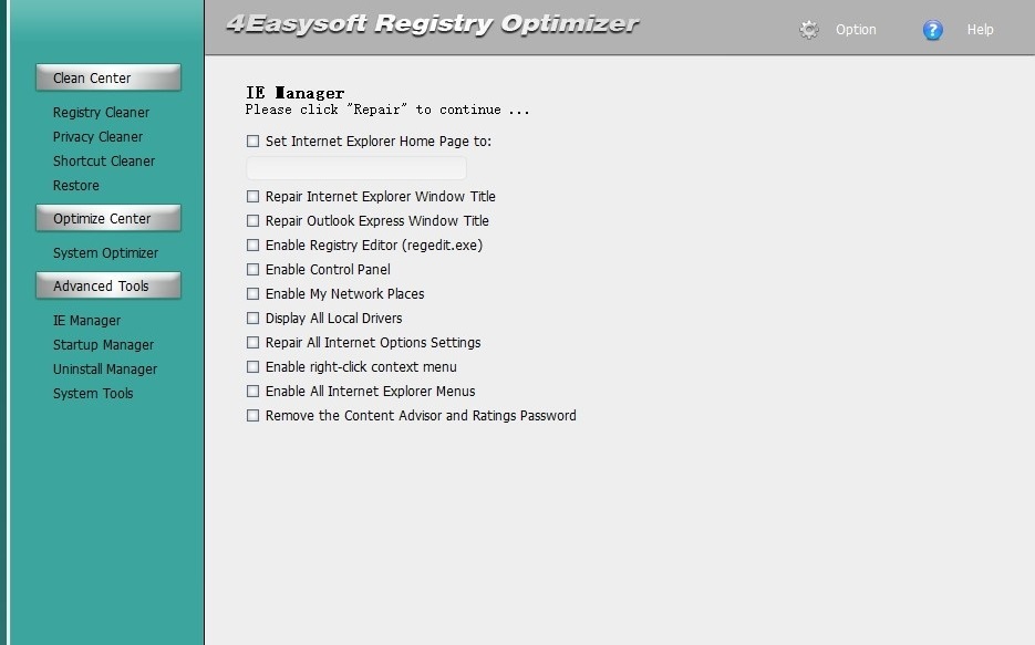 4Easysoft Registry Cleaner