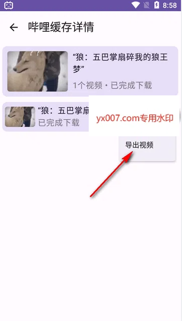 哔哩缓存导出
