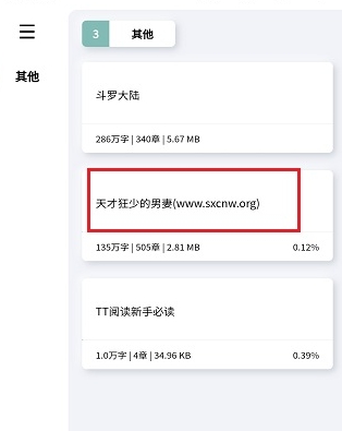 TT小说阅读器
