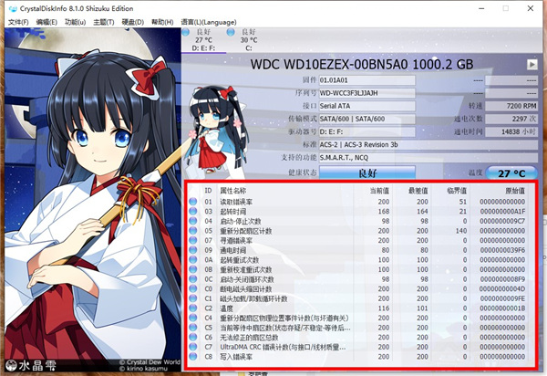 crystaldiskinfo中文版