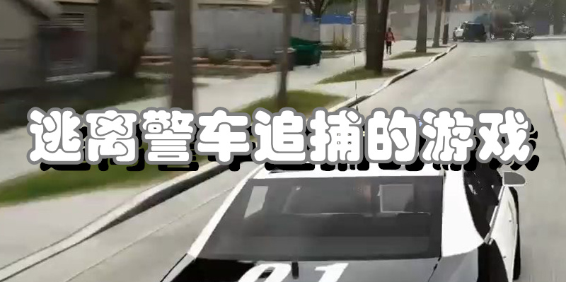 逃离警车追捕的游戏