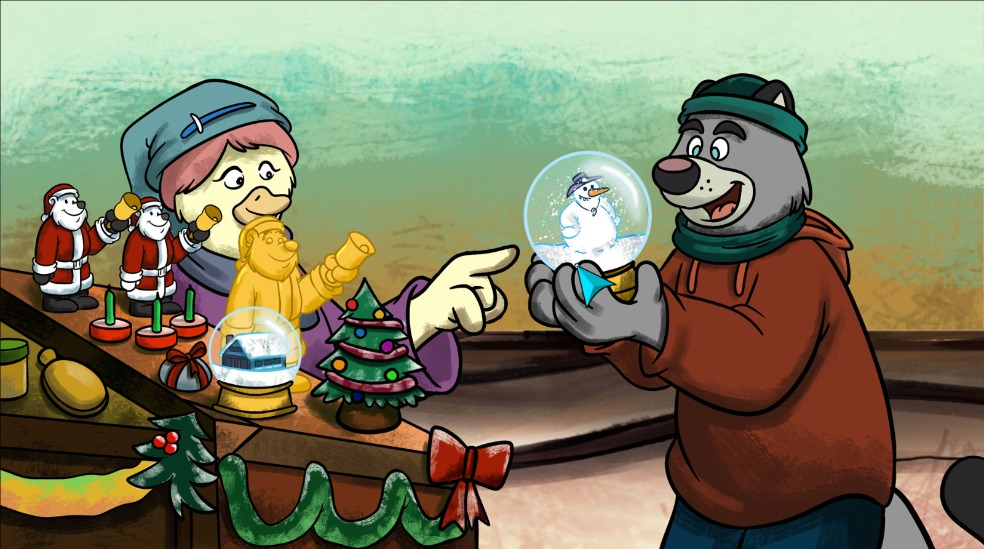 鳄鱼侦探布罗格尾诞节中文版