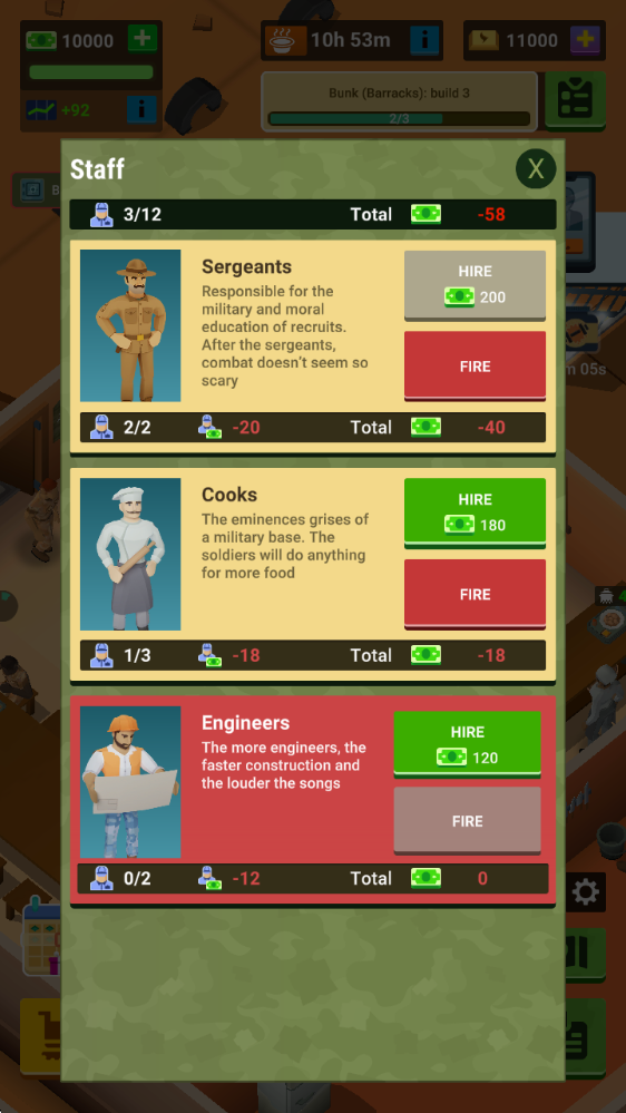 空闲部队陆军大亨中文版