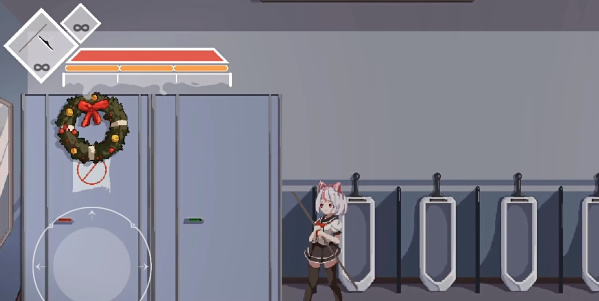 白毛少女大战僵尸圣诞节版