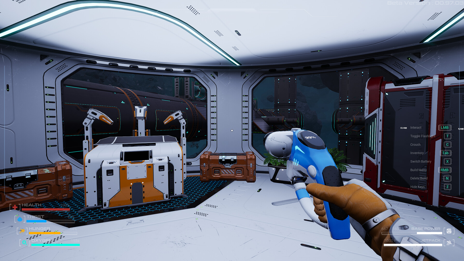 在太空建造生存基地的游戏