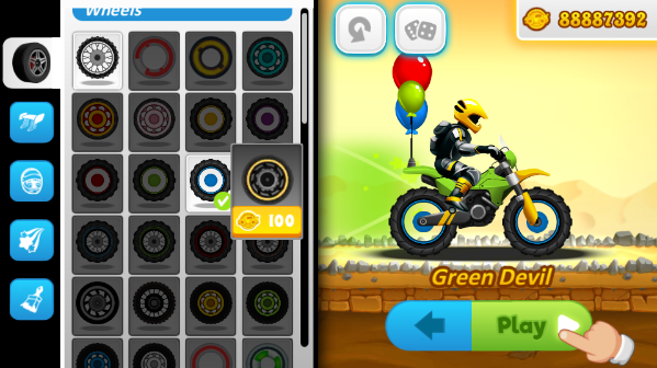 越野摩托车游戏