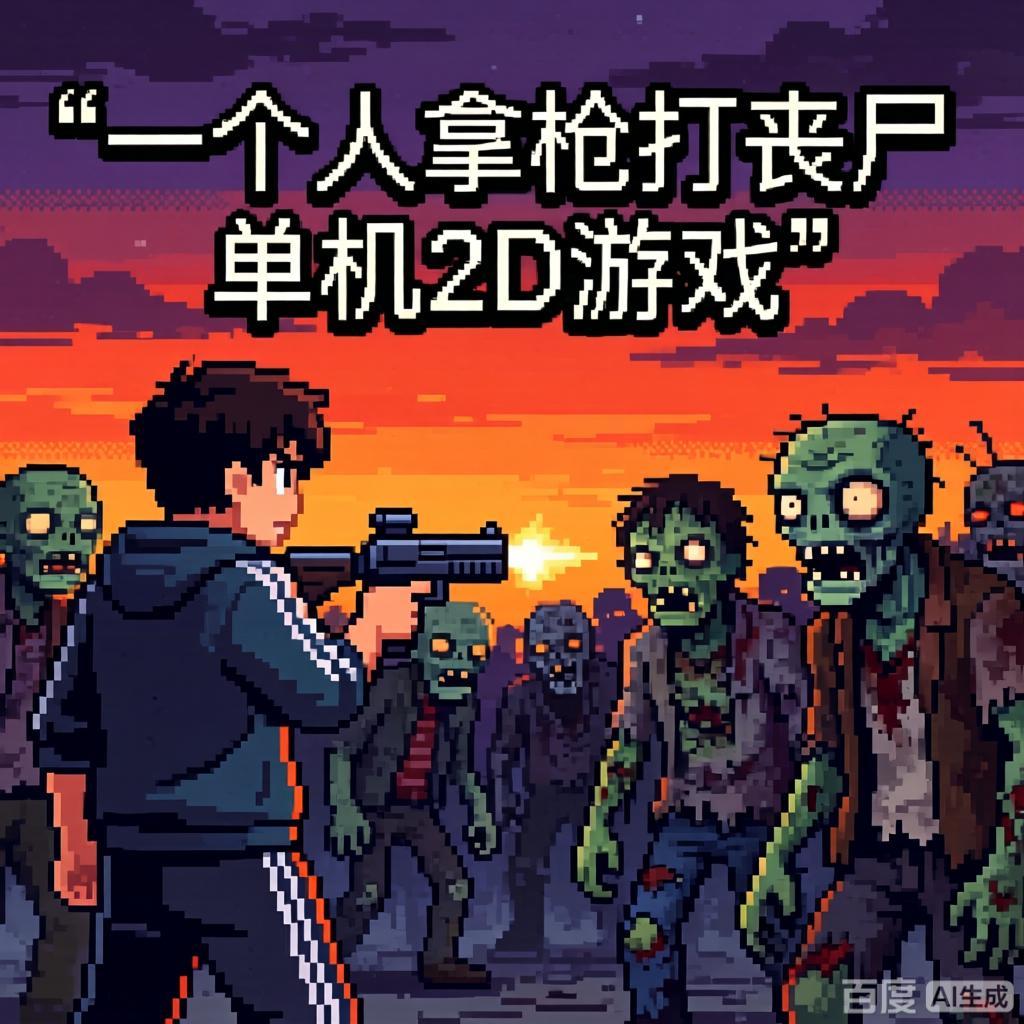 一个人拿枪打丧尸单机2d游戏